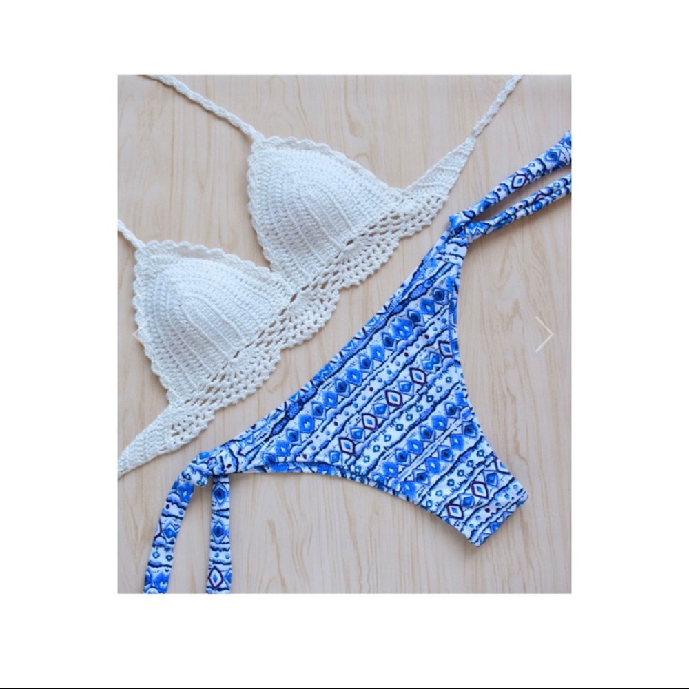 Two piece bathing suit